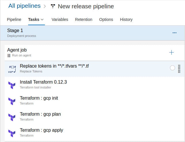 Azure DevOps Terraform Pipeline for GCP